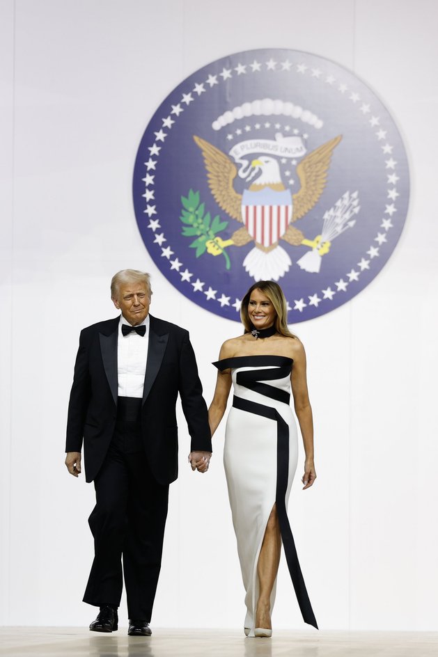 Мелания и Дональд Трамп