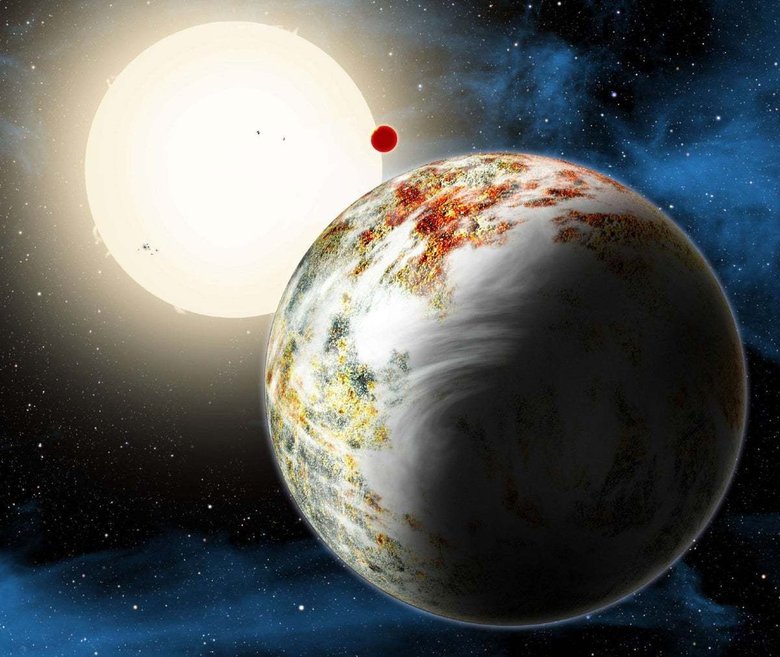 Kepler-10-C — одна из самых крупных и богатых ресурсами «суперЗемель». Расстояние — 500 световых лет. Фото: CFA