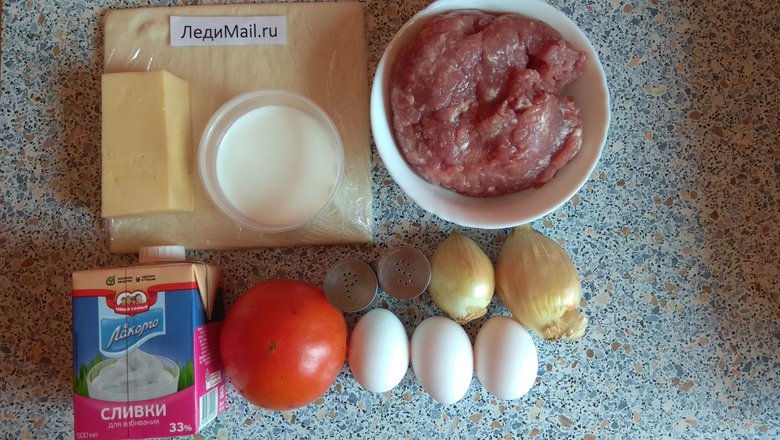 Итальянский пирог с фаршем и помидорами, пошаговый рецепт с фото на 525 ккал