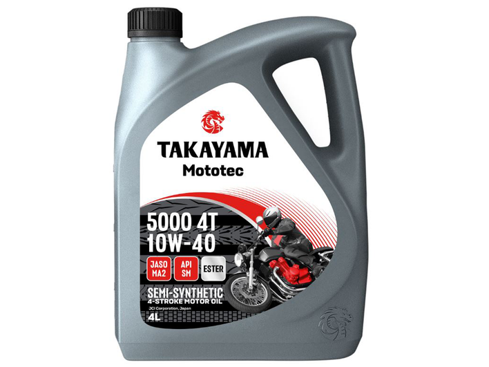 Моторное масло TAKAYAMA Mototec 5000 4T 10W-40 Моторное масло TAKAYAMA Mototec 5000 4T 10W-40