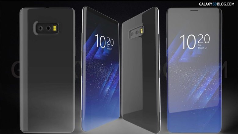 Концептуальное изображение Samsung Galaxy S9.