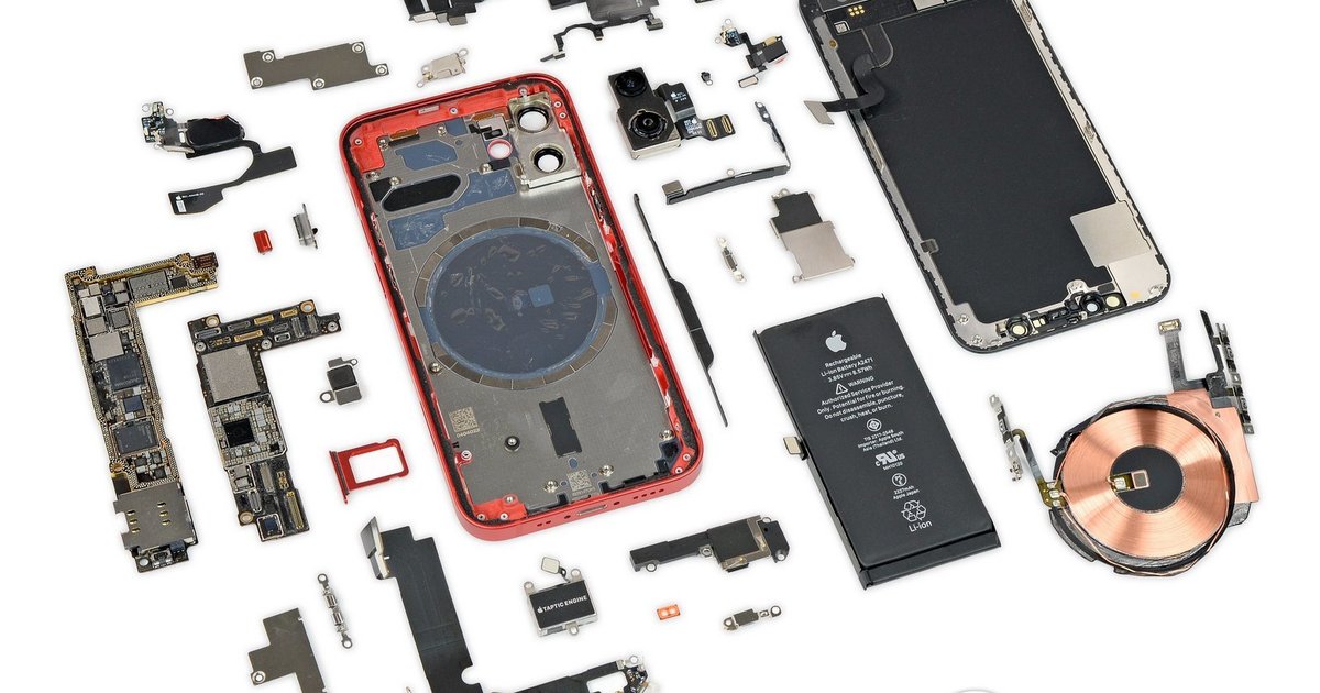 Разбор iphone 12 ifixit