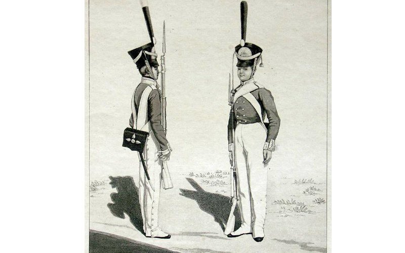 Кадеты 1-го кадетского корпуса эпохи наполеоновских войн