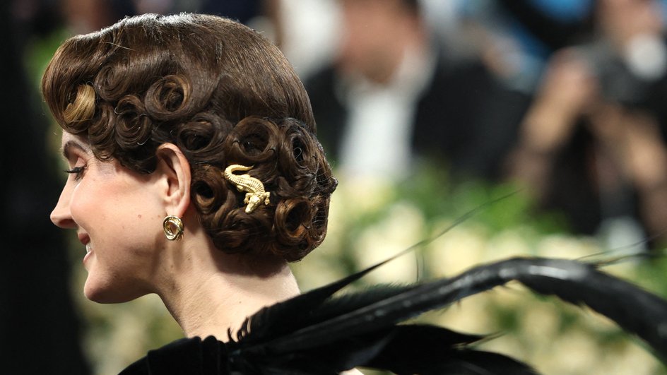 Лана Дель Рей на Met Gala в 2025 году Лана Дель Рей на Met Gala в 2025 году