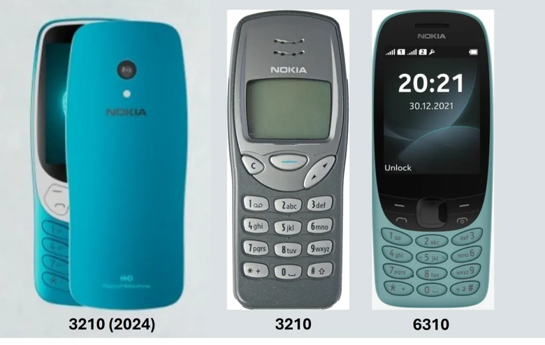 Сравнение Nokia 3210