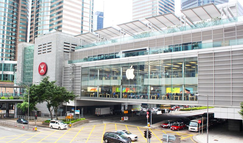 Магазин Apple в Гонконге. Фото: Depositphotos