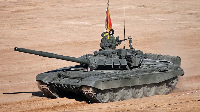 Танк Т-72Б3, который должен стать основой для новой беспилотной военной техники. Фото: Wikipedia