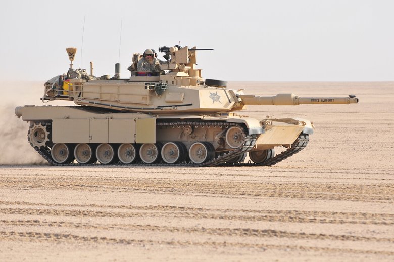 M1A2 SEP V2 Abrams 1-й бронетанковой дивизии США c боевым модулем CROWS II / Wikimedia