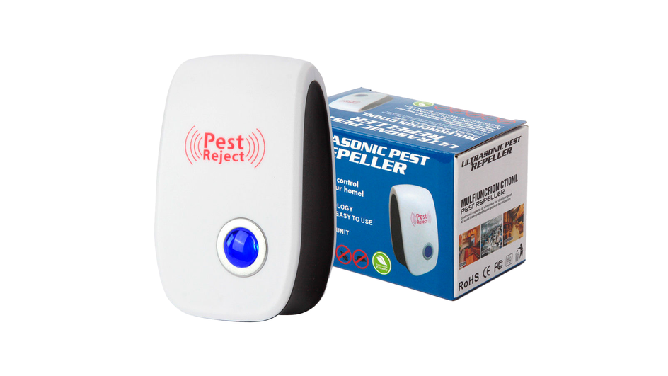 Электромагнитный отпугиватель комаров Pest Reject Ultrasonic Pest Repeller