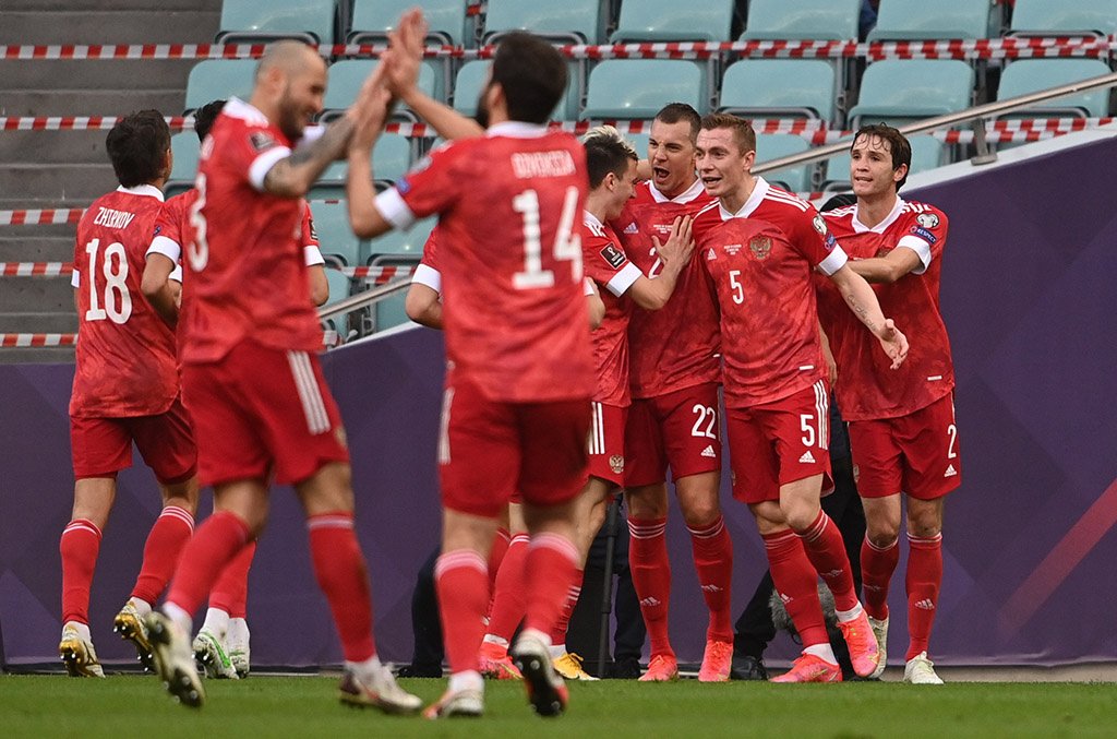 Сборная России сыграла вничью с Польшей в товарищеском матче