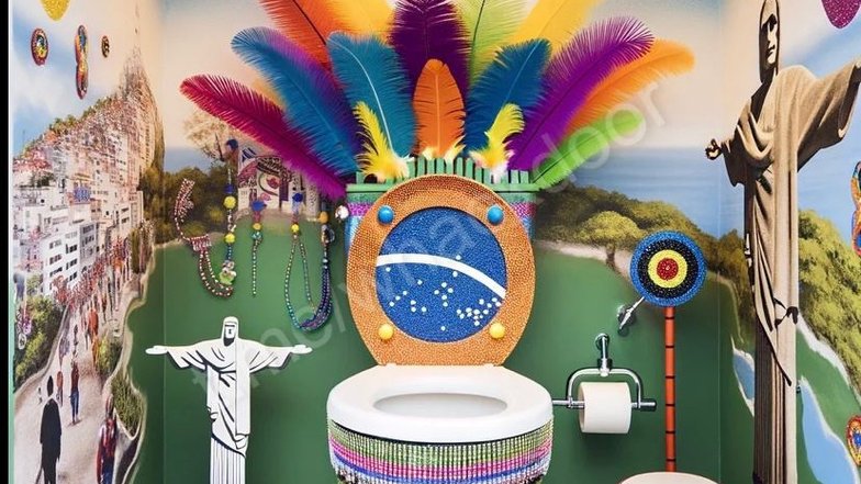 Страны мира представили в виде туалетов (фото)