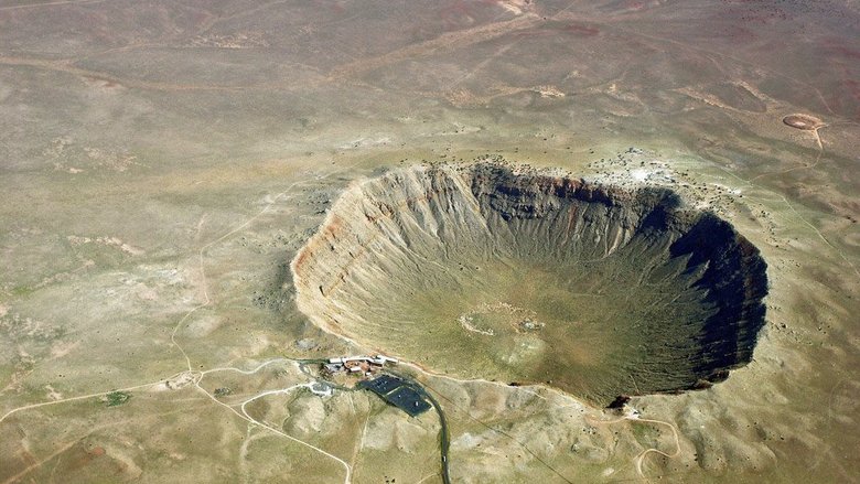 Аризонский кратер, образовавшийся после падения метеорита диаметром около 50 метров. Фото: tentree.com