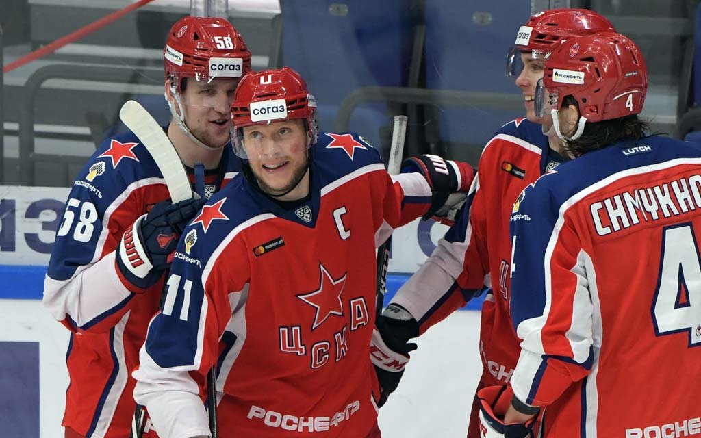 ЦСКА стартовал с победы в серии первого раунда плей-офф КХЛ против «Спартака»
