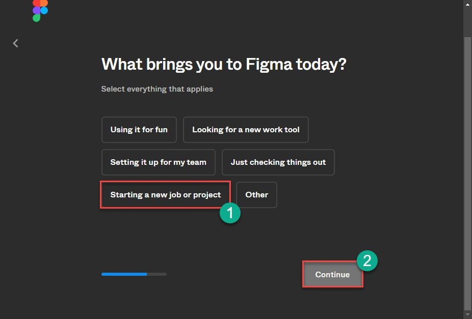 Выбор причины для скачивания и запуска Figma Выбор причины для скачивания и запуска Figma