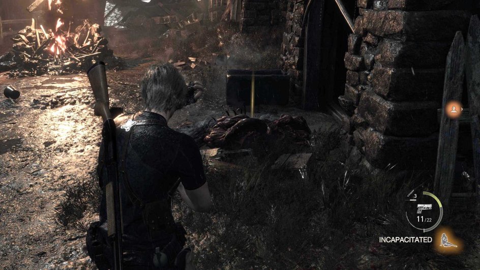 Скриншот геймплея Resident Evil 4 Скриншот геймплея Resident Evil 4