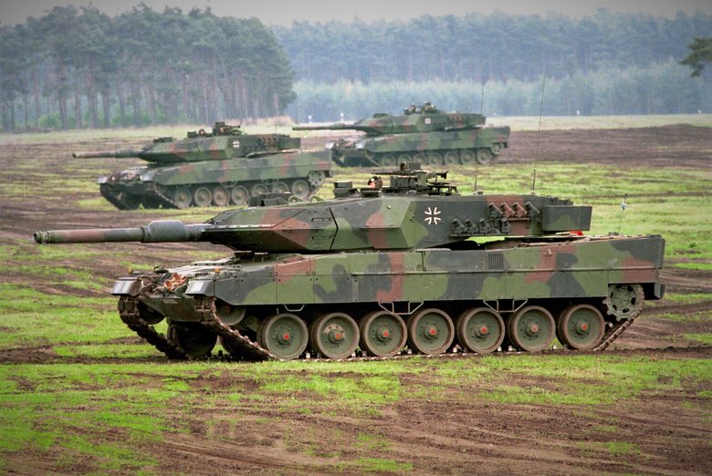 Leopard 2A5 Бундесвера, во время учебно-боевой демонстрации / Flickr, Bundeswehr-Fotos, CC BY 2.0