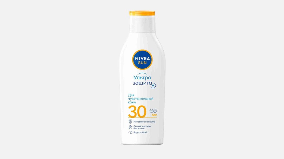 Солнцезащитный лосьон для чувствительной кожи SPF 30, Nivea Sun Солнцезащитный лосьон для чувствительной кожи SPF 30, Nivea Sun