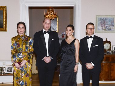 Slide image for gallery: 8067 | Кейт Миддлтон, принц Уильям, кронпринцесса Виктория и принц Даниэль