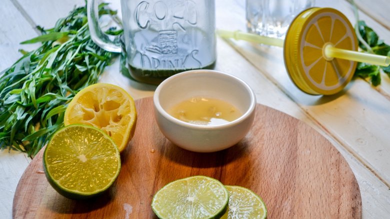 Домашний лимонад тархун - яркий, насыщенный и ароматный | СмакБург | Дзен