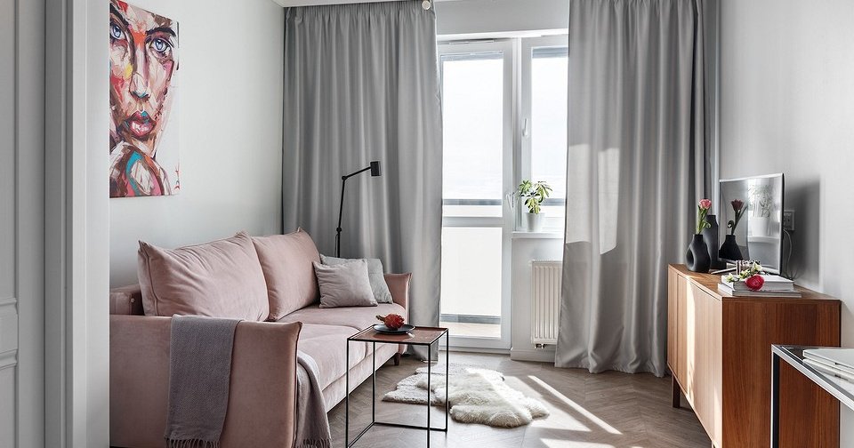 Серо-розовый: как оформить маленькую квартиру в модных оттенках