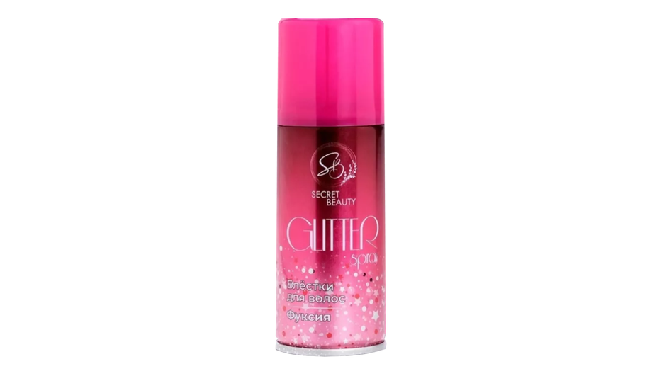 Лак для волос с блестками фирмы SECRET BEAUTY серия Glitter Spray Лак для волос с блестками фирмы SECRET BEAUTY серия Glitter Spray