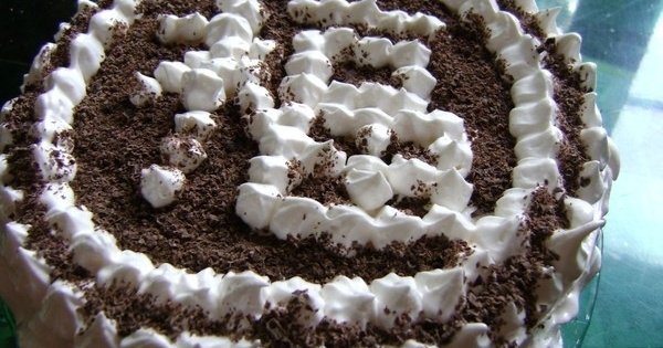 бисквитный торт с кремом белковым рецепт фото в домашних условиях | Дзен