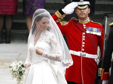 Slide image for gallery: 16084 | Свадьба принца Уильяма и Кейт Миддлтон в 2011 году
Фото: legion-media.ru
