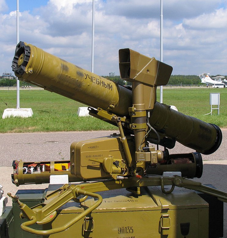 Ракета 9M113 Конкурс на ПУ 9П135 ПТРК «Фагот». Фото: Commons.wikimedia.org/ Mike1979 Russia