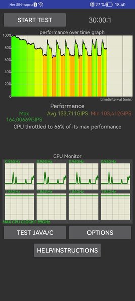 Бенчмарки Huawei nova Y73
