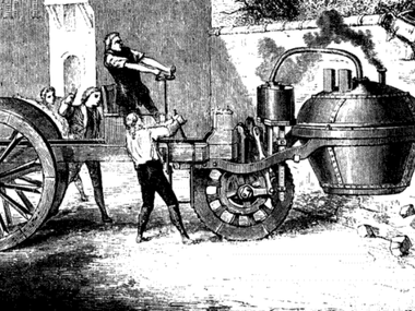 ДТП с телегой Кюньо в Париже в 1771 году