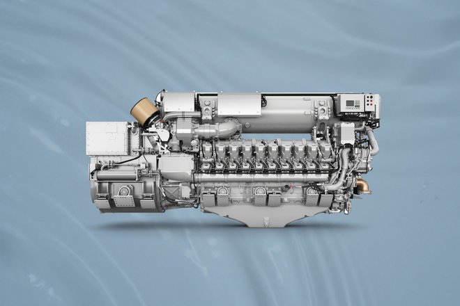 Двигатель Rolls-Royce MTU 20V4000U83 для подводных лодок (20 цилиндров)