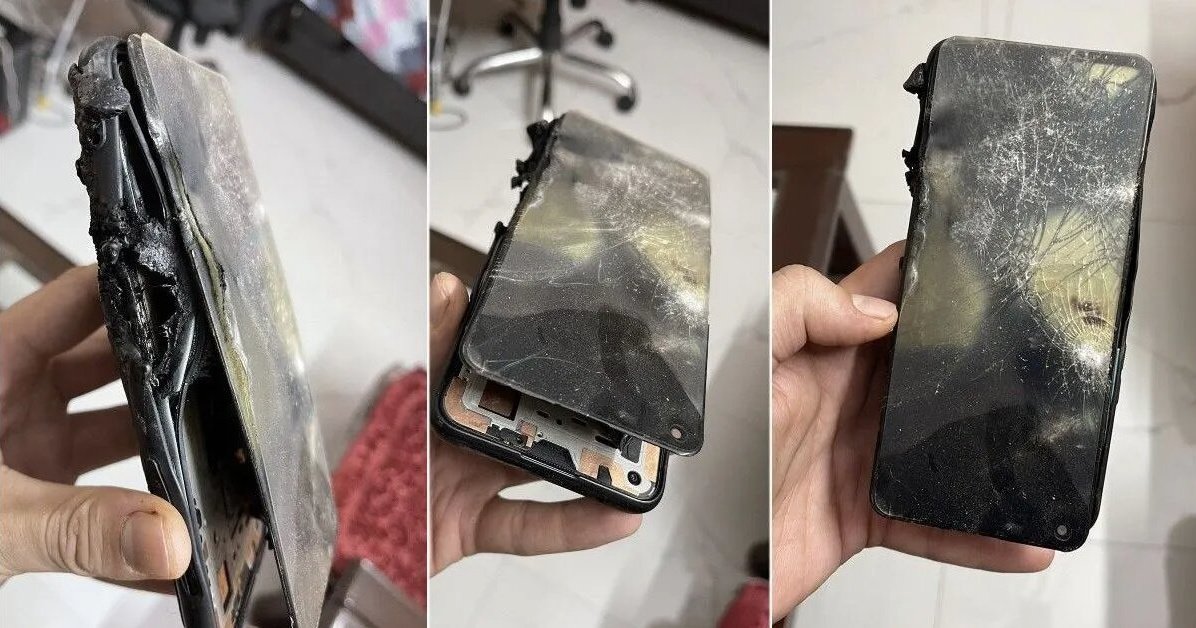 OnePlus Nord 2 взорвался в руке пользователя во время разговора