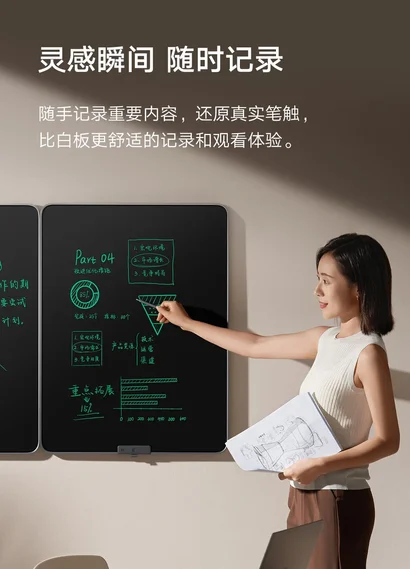 Обычные доски для письма и рисования уже не в моде. Xiaomi выпустила крутую замену. Фото: Gizmochina