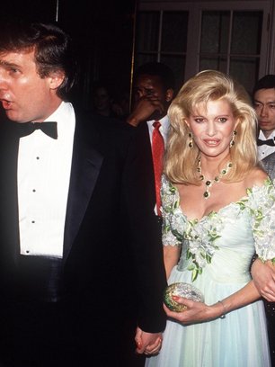 Slide image for gallery: 13192 | Дональд Трамп и его первая супруга Ивана, 1990-е