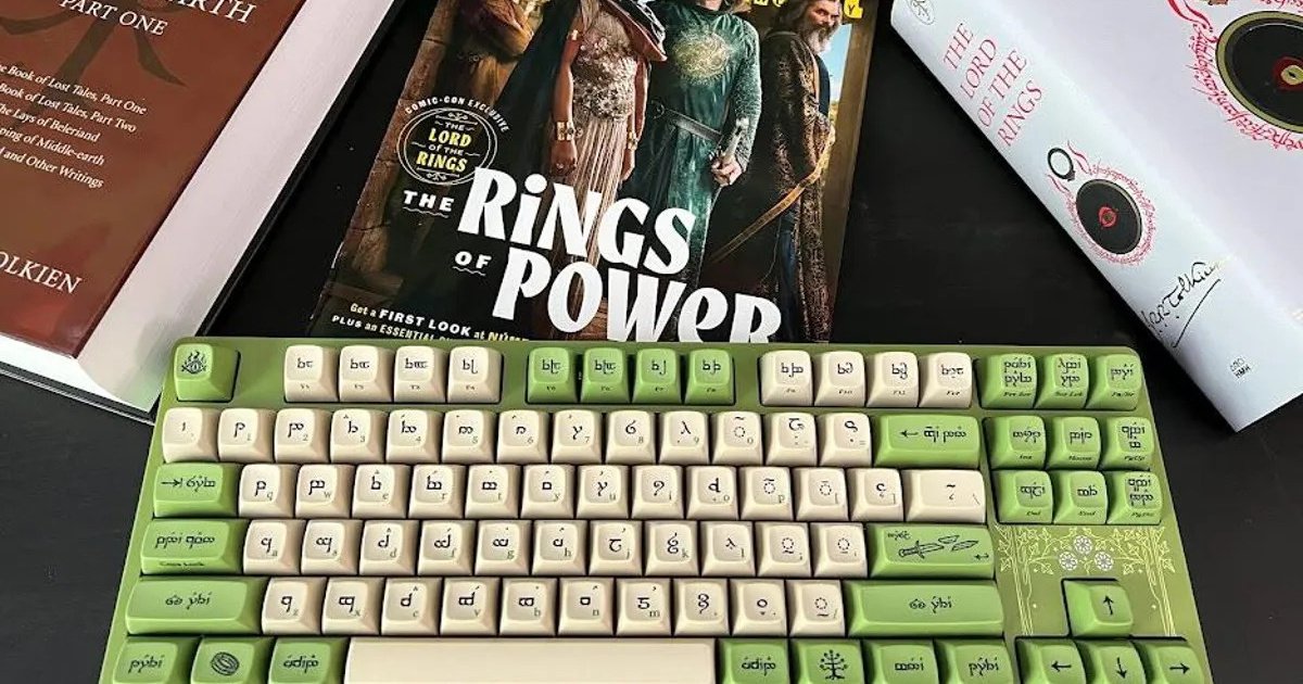 Вещь дня: выпущена клавиатура на эльфийском языке за $170
