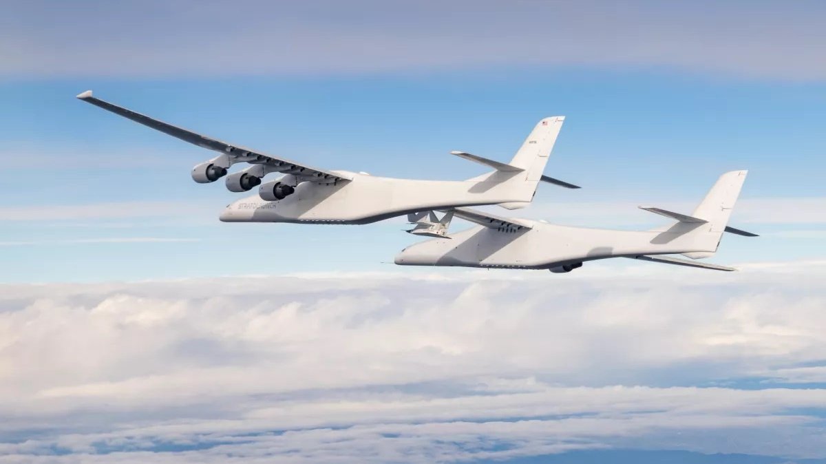 Самолет-гигант Stratolaunch Roc установил новый рекорд: подробности -  Hi-Tech Mail.ru