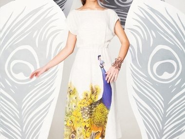 Slide image for gallery: 5305 | Комментарий «Леди Mail.Ru»: 4. Платье от Анны Янчилиной из коллекции «Пава»