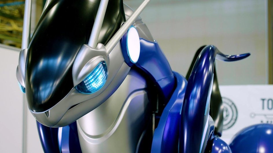 Toyota построила робомотоцикл в виде покемона (видео)