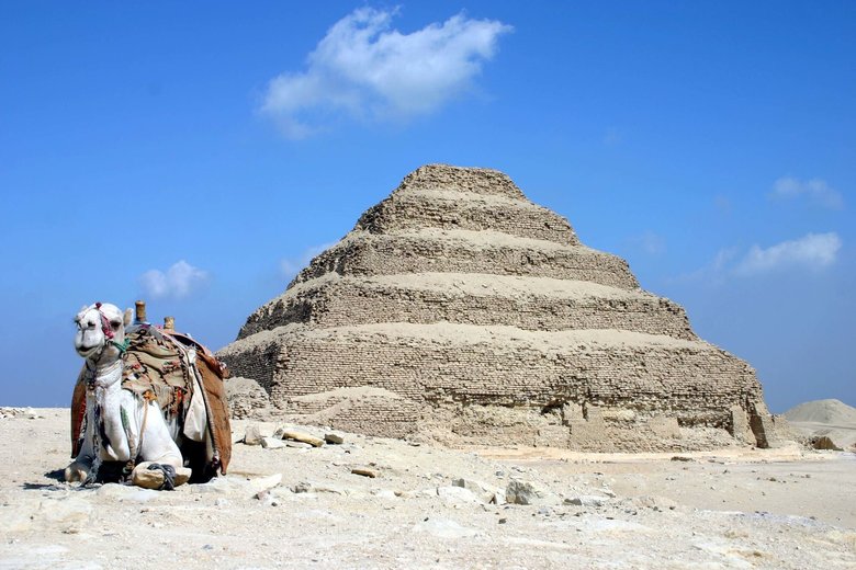 Пирамида в Саккаре. Фото: Wikimedia / Чарльз Дж. Шарп / CC BY-SA 3.0
