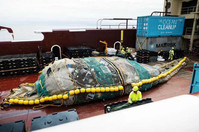 Мусор в Тихом океане / Источник: The Ocean Cleanup