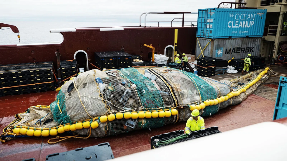 Мусор в Тихом океане / Источник: The Ocean Cleanup