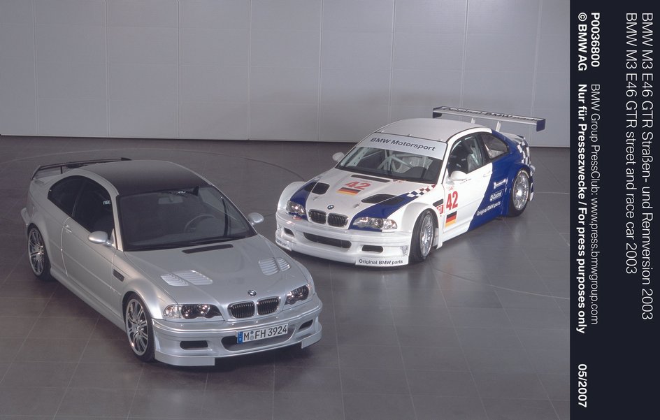 BMW E46 M3 GTR Strassenversion