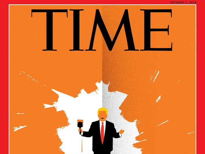 Обложка Time с портретом Дональда Трампа