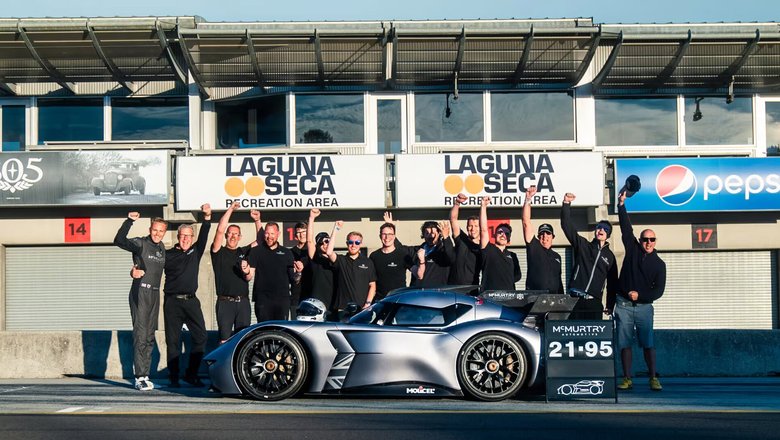 Гиперкар McMurtry Spéirling на трассе Laguna Seca