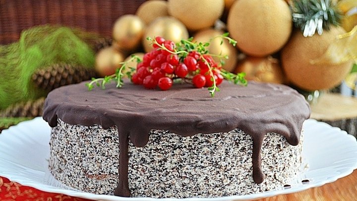Чернично-маковый торт - пошаговый рецепт с фото