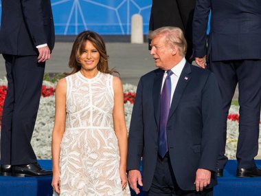 Slide image for gallery: 7796 | Мелания и Дональд Трамп