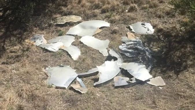 Останки летающей тарелки, найденной в городке Розуэлл