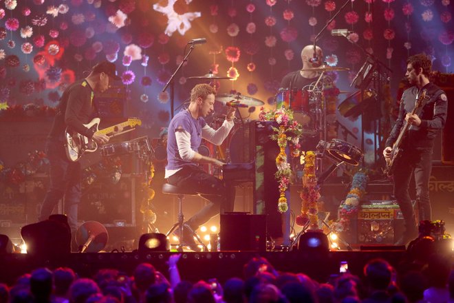 Выступление группы Coldplay Выступление группы Coldplay