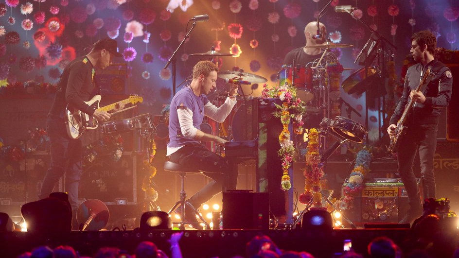 Выступление группы Coldplay Выступление группы Coldplay