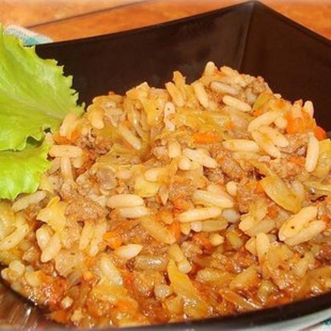 Голубцы ленивые пошаговый рецепт с фото в кастрюле с рисом и фаршем классический